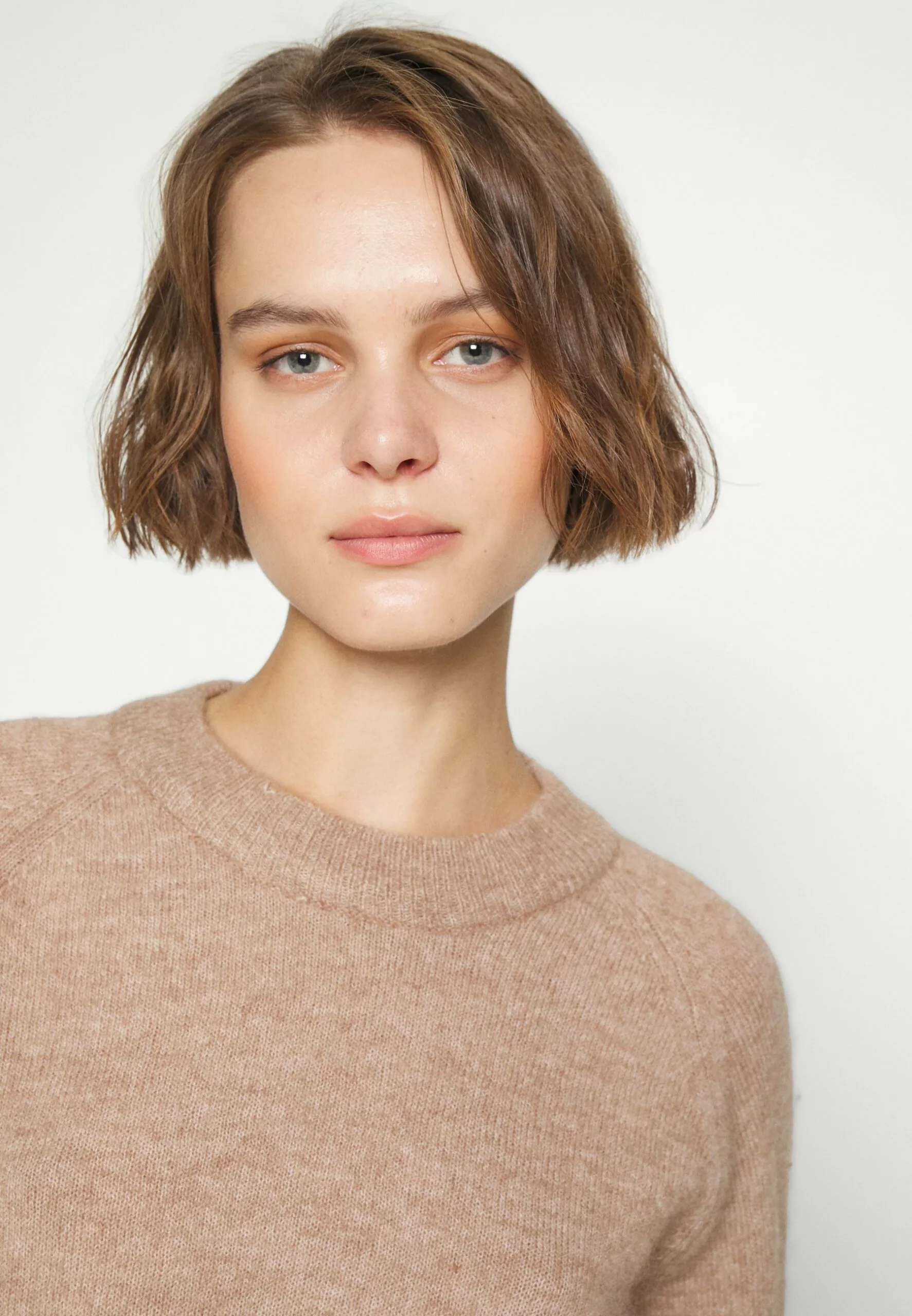 Selected Femme Slflulu O Neck - Strikkegenser - Amphora 4 Selected Femme Slflulu O Neck - Strikkegenser - Amphora - Bilde 4