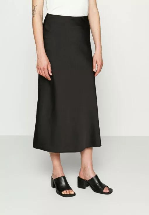 Selected Femme Slflena Midi Skirt - A-Line Skjørt - Black 4 Selected Femme Slflena Midi Skirt - A-Line Skjørt - Black -Selected Femme Butikk 045d8e82852844cfa2b3d81d828fbc03