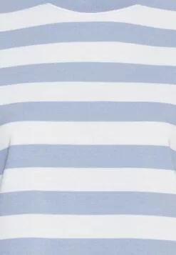 Selected Femme Slfessential Striped Boxy Tee - T-Shirts Med Print - Blue Heron/Bright White -Selected Femme Butikk 0726945c97c842b191f27790fac41862