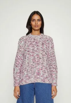 Front 51 Selected Femme Slfdallas - Strikkegenser - Potent Purple/Raspberry Rose