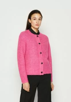Front 59 Selected Femme Slflulu LsNoos - Cardigan - Fuchsia Purple