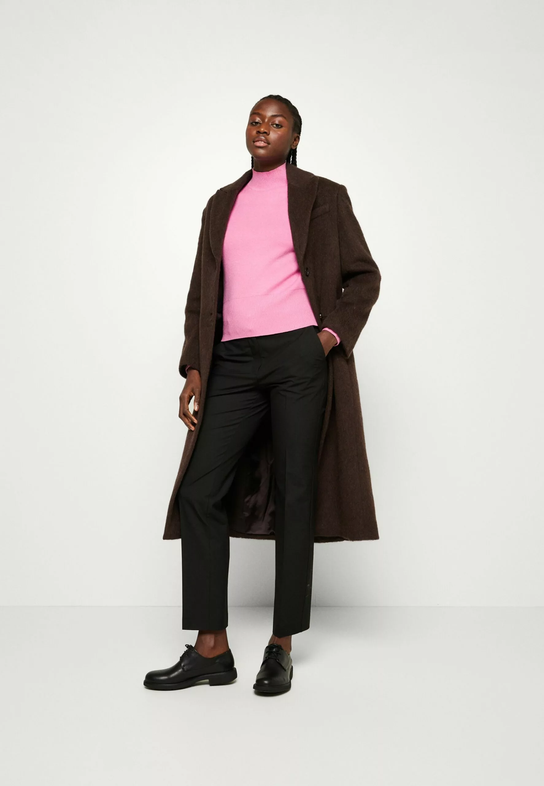 Selected Femme Highneck - Strikkegenser - Cyclamen 2 Selected Femme Highneck - Strikkegenser - Cyclamen - Bilde 2