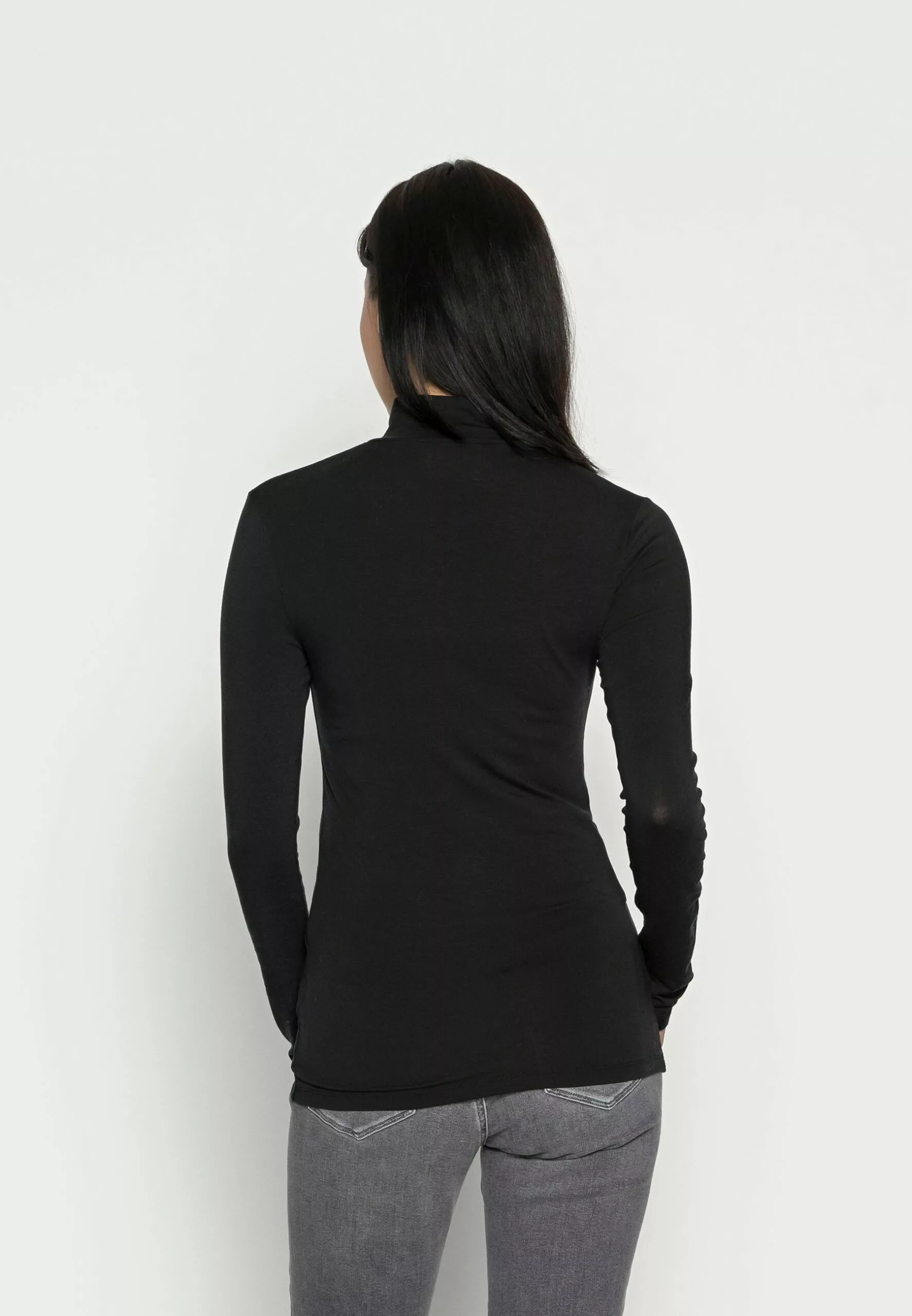 Selected Femme Slfmandy High NeckNoos - Topper Langermet - Black 3 Selected Femme Slfmandy High NeckNoos - Topper Langermet - Black - Bilde 3