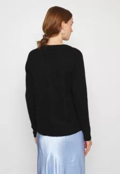 Selected Femme Slflulu Ls O-Neck B - Strikkegenser - Black -Selected Femme Butikk 14dfa8d771a14ca6ab1d7c9f32ea414c