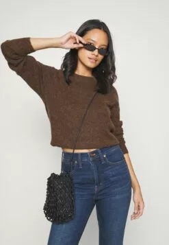 Selected Femme Slflulu O-Neck - Strikkegenser - Carafe/Melange -Selected Femme Butikk 18512e756c4641aaba54864bdc79a06a