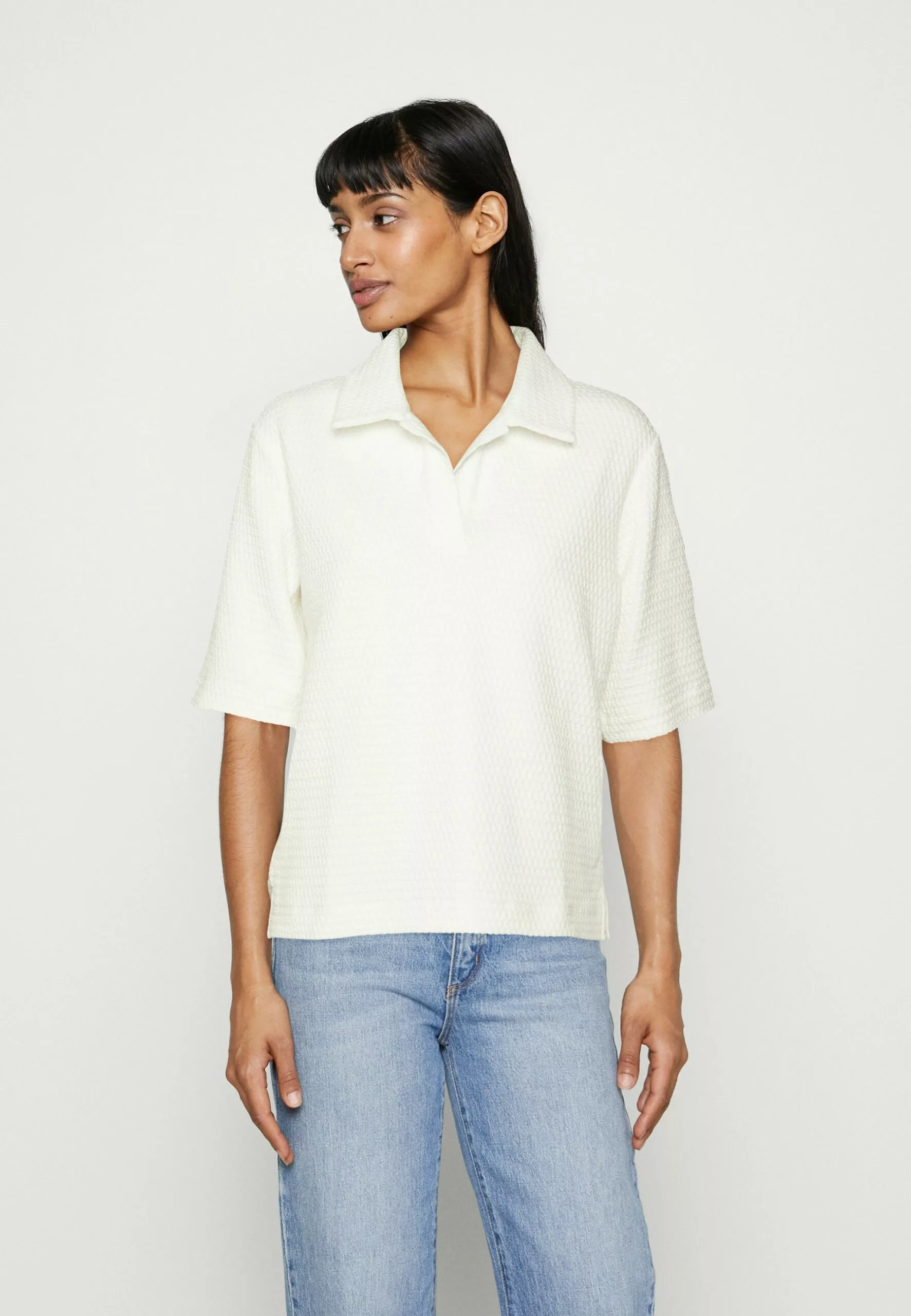 Selected Femme Slfantonia- Poloskjorter - Snow White 1 Selected Femme Slfantonia- Poloskjorter - Snow White