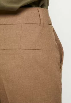 Selected Femme Slfria Cropped Pant - Bukse - Camel/Melange -Selected Femme Butikk 1aa06505e9eb46d988b474d1b4420bae