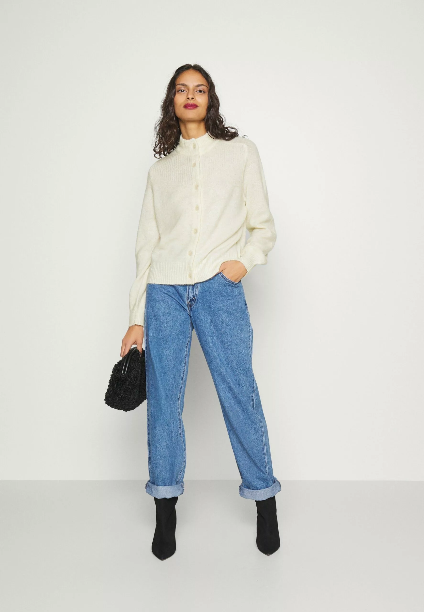 Selected Femme Slfmally Cardigan Camp - Cardigan - Birch 2 Selected Femme Slfmally Cardigan Camp - Cardigan - Birch - Bilde 2