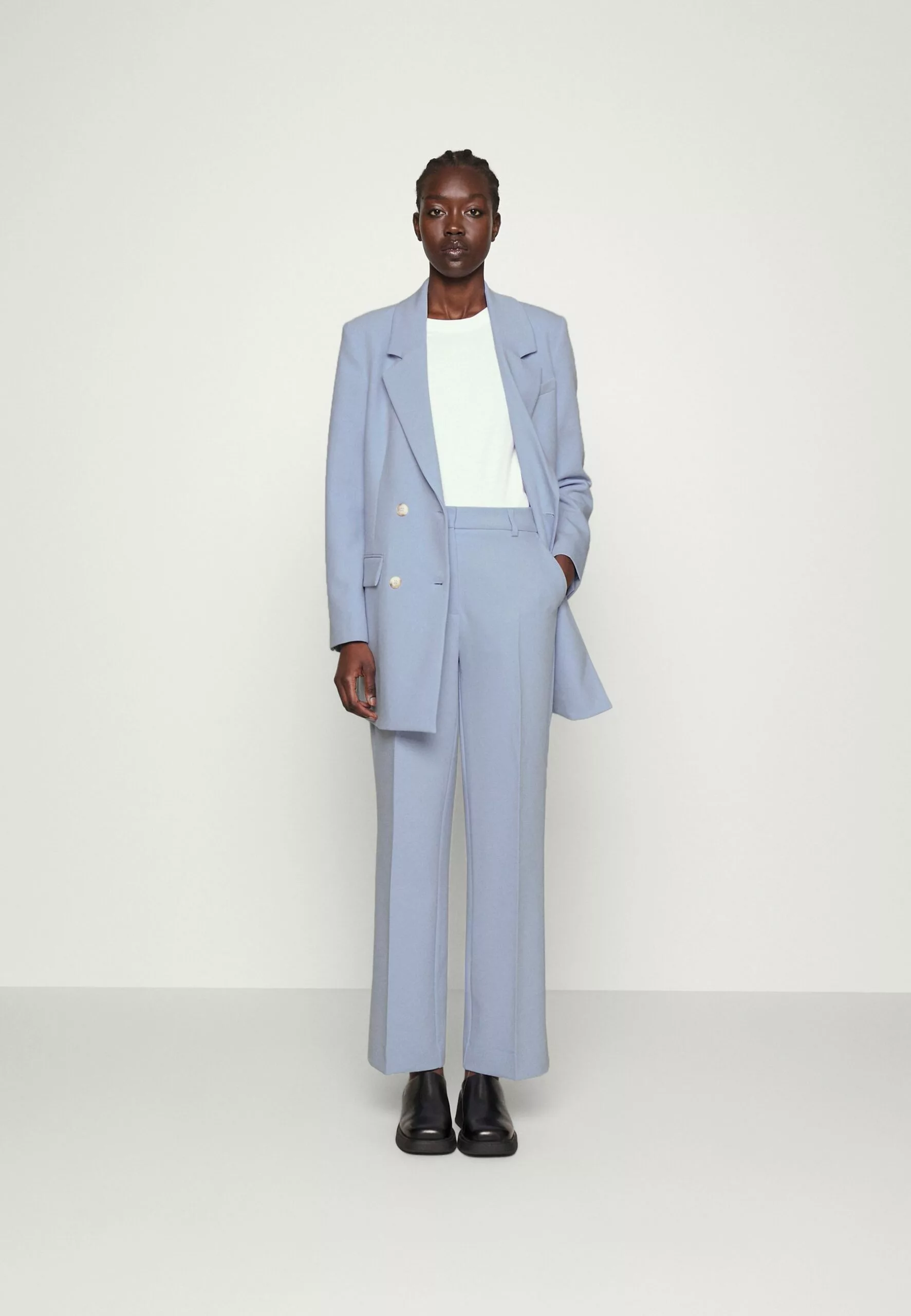 Selected Femme Myla Wide- Bukse - Blue Heron 2 Selected Femme Myla Wide- Bukse - Blue Heron - Bilde 2