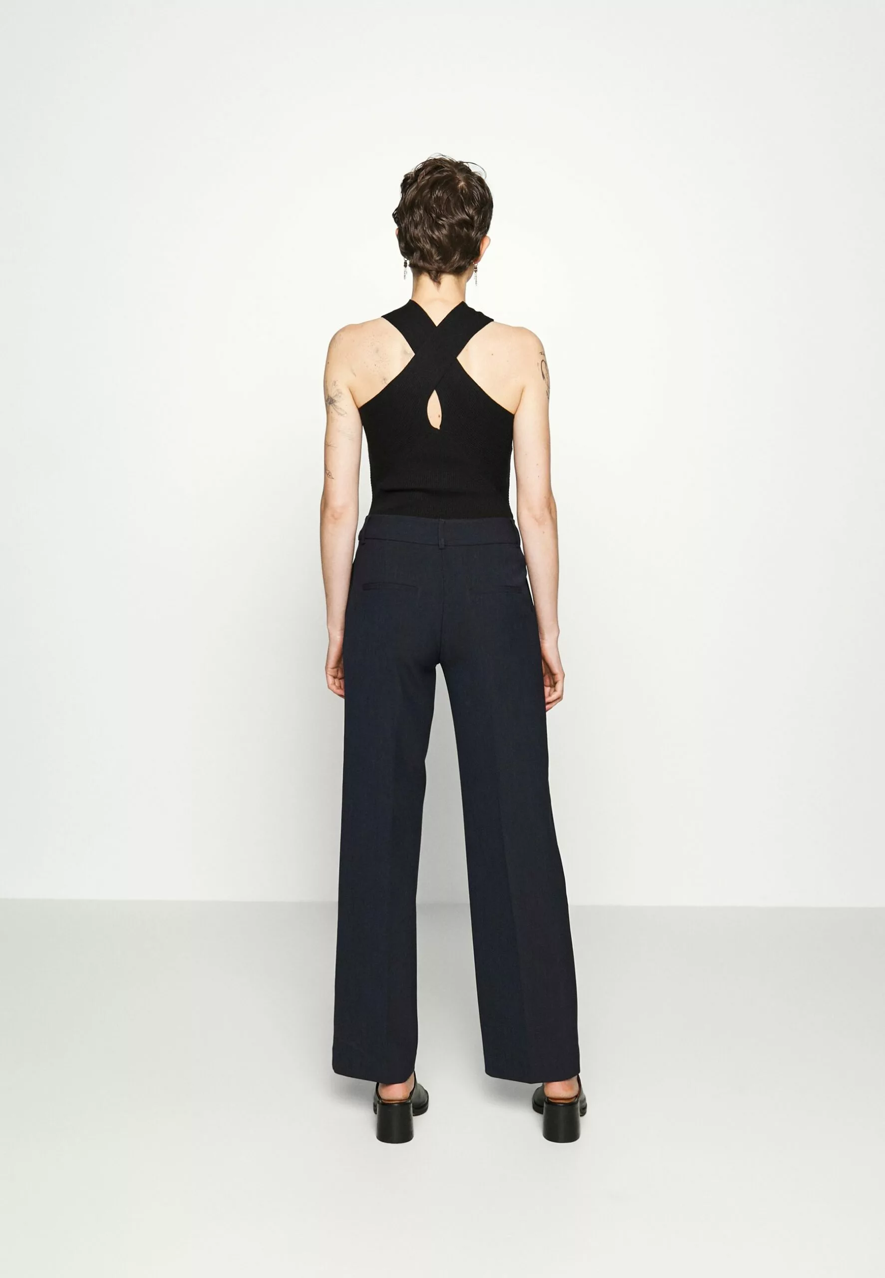 Selected Femme Wide Pant Dark- Bukse - Dark Sapphire Mlg 3 Selected Femme Wide Pant Dark- Bukse - Dark Sapphire Mlg - Bilde 3