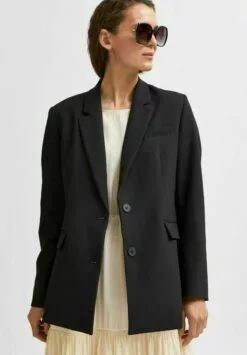 Selected Femme Blazer - Black -Selected Femme Butikk 2b17acbe3e3045f8b99614a6244b2d01