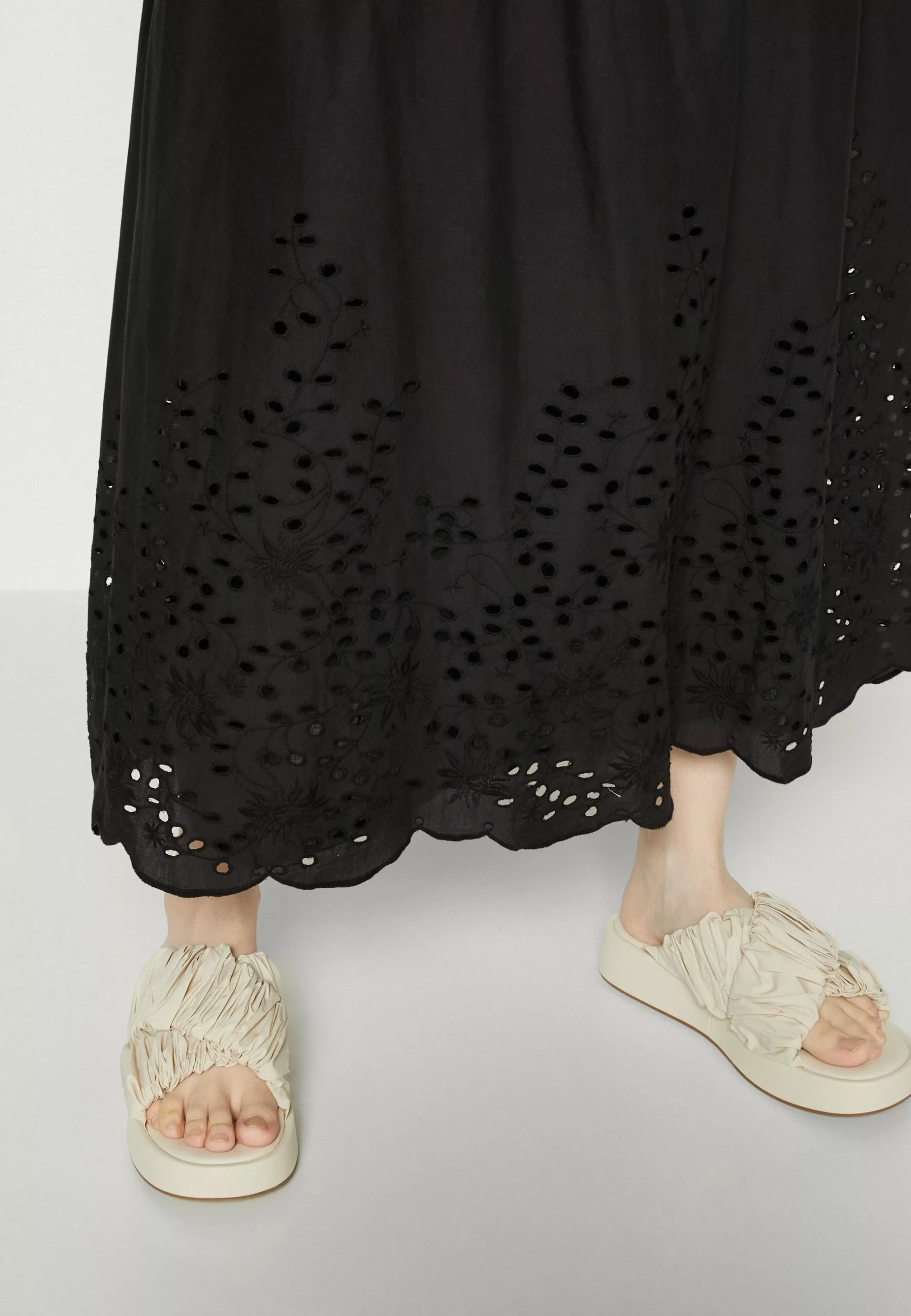 Selected Femme Slframone Ankle Skirt - A-Line Skjørt - Black 6 Selected Femme Slframone Ankle Skirt - A-Line Skjørt - Black - Bilde 6