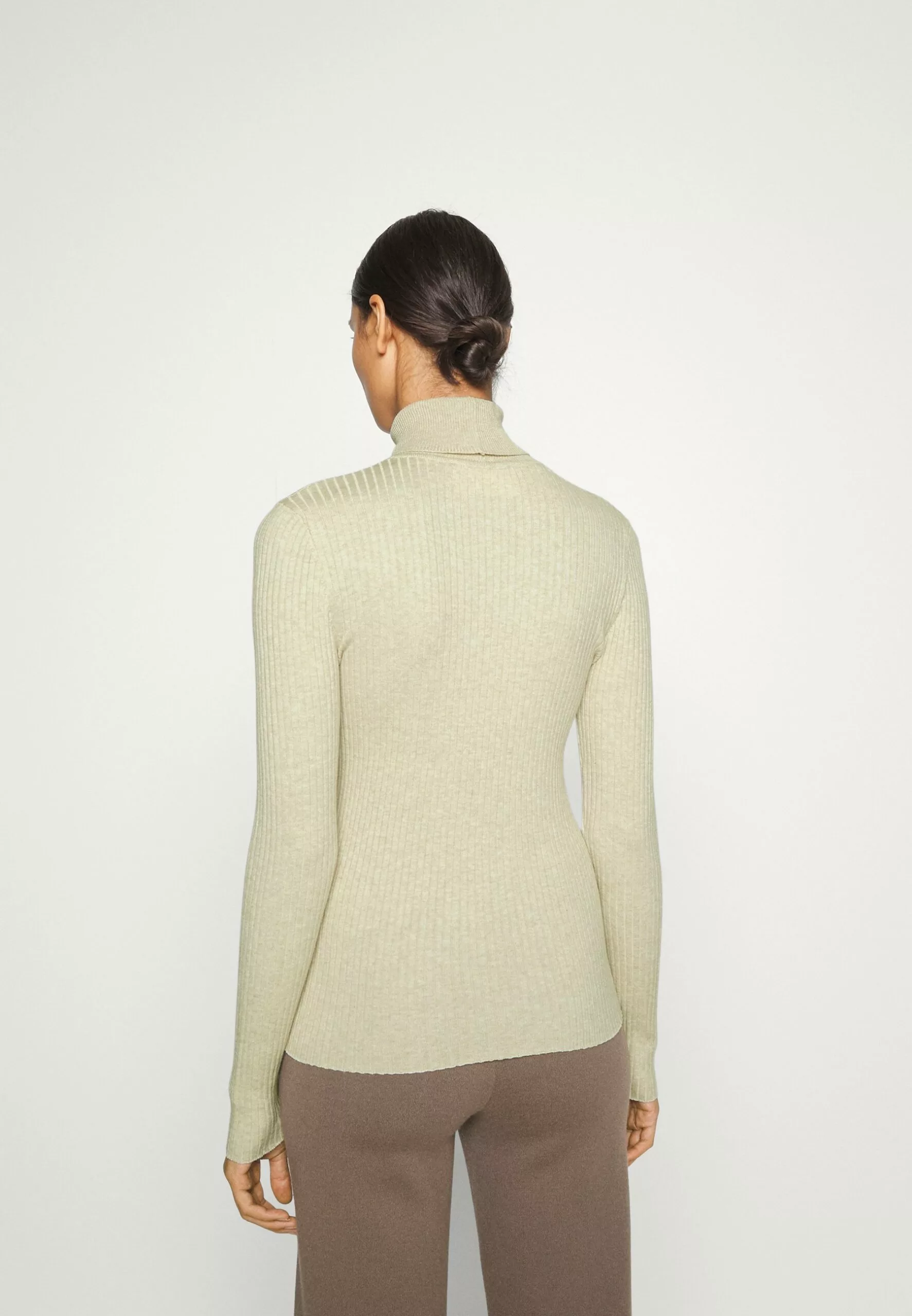 Selected Femme Slflydia Costa Rollneck - Strikkegenser - Birch 3 Selected Femme Slflydia Costa Rollneck - Strikkegenser - Birch - Bilde 3