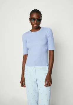 Selected Femme Slfmala O Neck - T-Shirts - Blue Heron -Selected Femme Butikk 35e903edf34449fa8115764ad4eb1d05