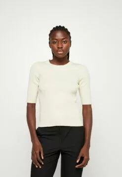 Selected Femme Slfmala O Neck - T-Shirts - Birch