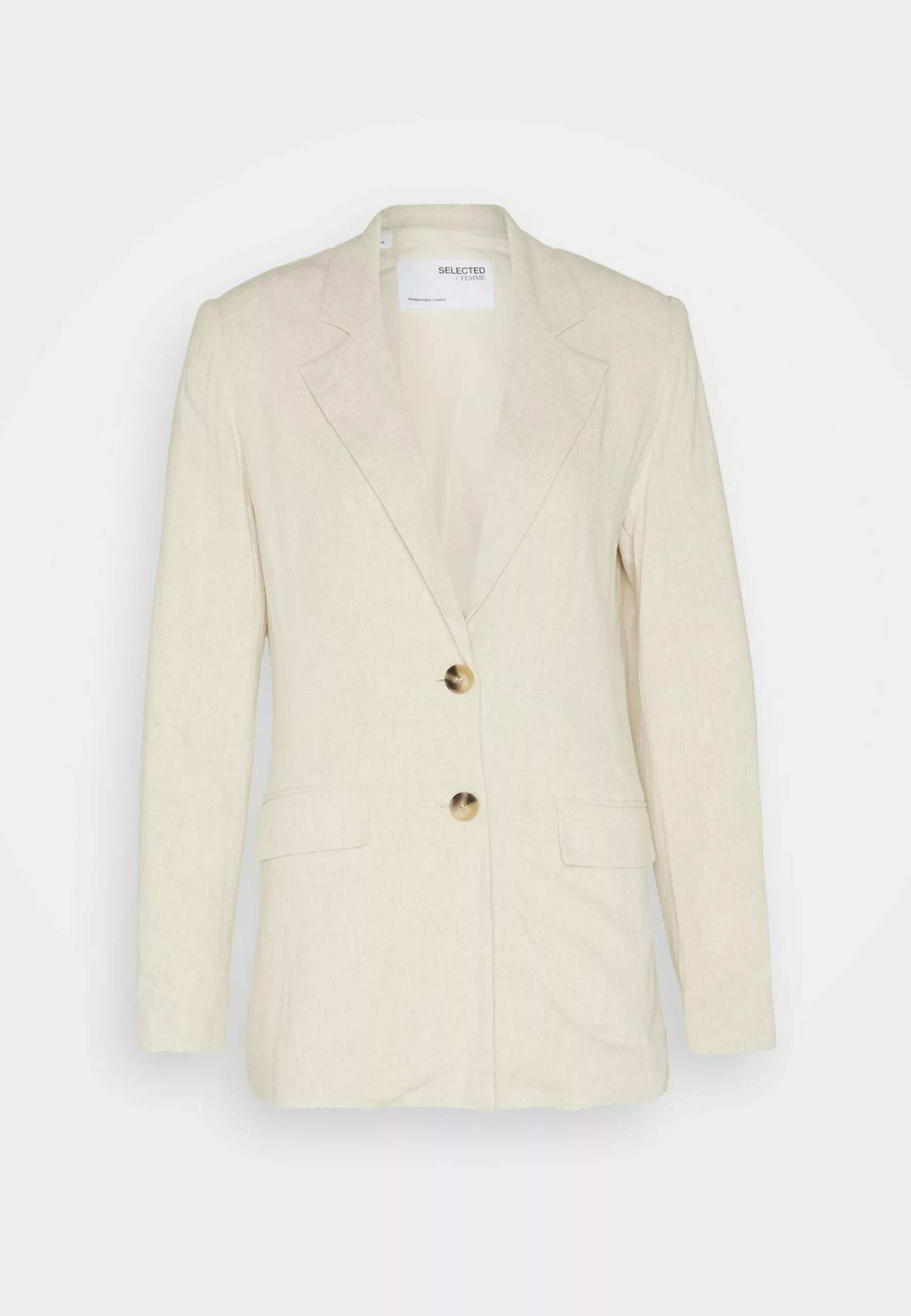 Selected Femme Slfviva - Blazer - Sandshell 5 Selected Femme Slfviva - Blazer - Sandshell - Bilde 5