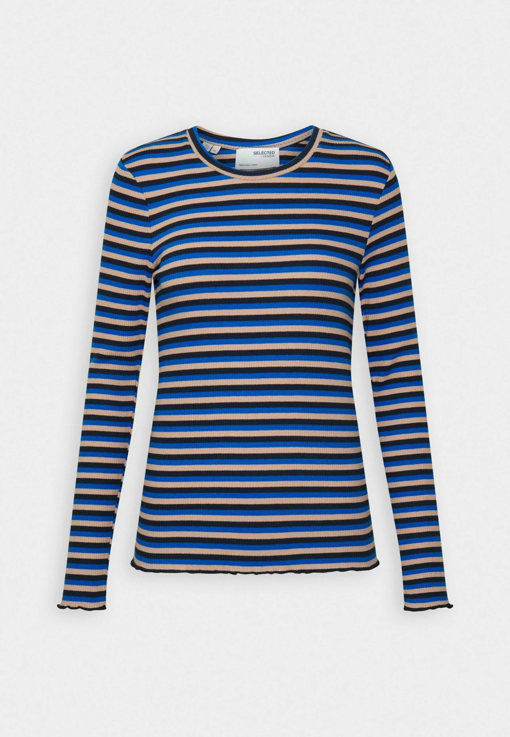 Selected Femme Slfanna Ls Crew Neck Str Noos - Strikkegenser - Ultramarine 4 Selected Femme Slfanna Ls Crew Neck Str Noos - Strikkegenser - Ultramarine - Bilde 4