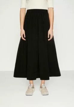 Selected Femme Slflibbie Ankle Skirt - Plisséskjørt - Black