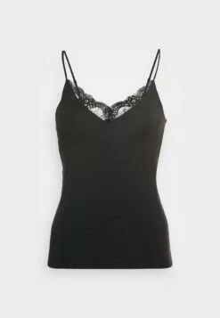 Selected Femme Slfmandy Lace Singlet - Topper - Black -Selected Femme Butikk 44b2919dae1641e19c638b5de11bea2b