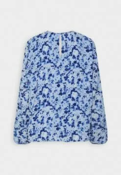 Selected Femme Slfadrienne Ruffle - Bluse - Heron Blue -Selected Femme Butikk 477e807ba1f645c68a70edc3490f108b