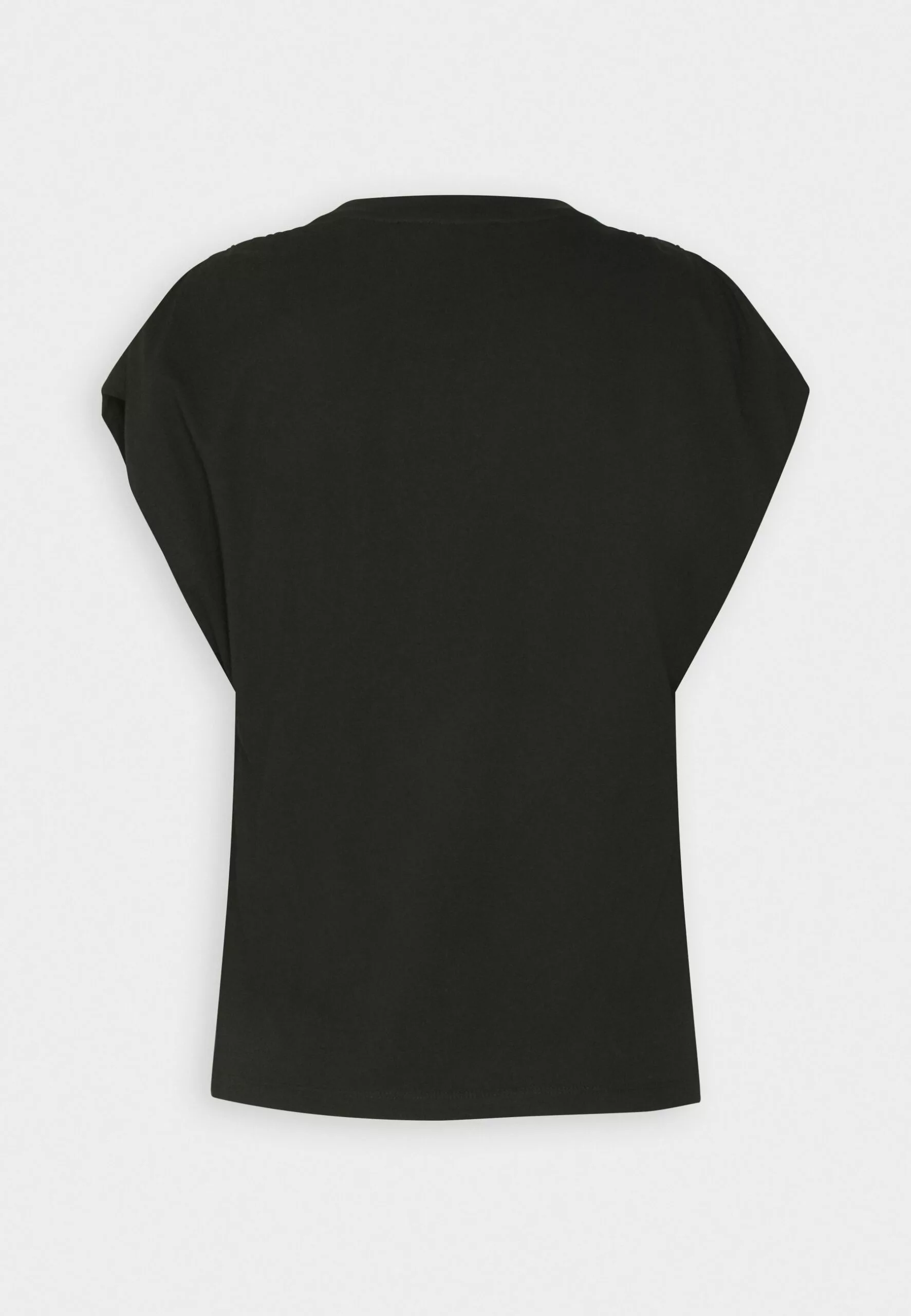 Selected Femme Slfadeline Gathered Tee - T-Shirts - Black 6 Selected Femme Slfadeline Gathered Tee - T-Shirts - Black - Bilde 6