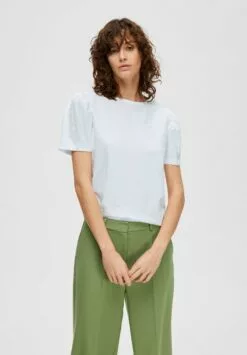 Selected Femme Slfofelia O Neck Tee - T-Shirts Med Print - Bright White 10 Selected Femme Slfofelia O Neck Tee - T-Shirts Med Print - Bright White -Selected Femme Butikk 52ff1f24c3a14b4fb46561d63b20c86b