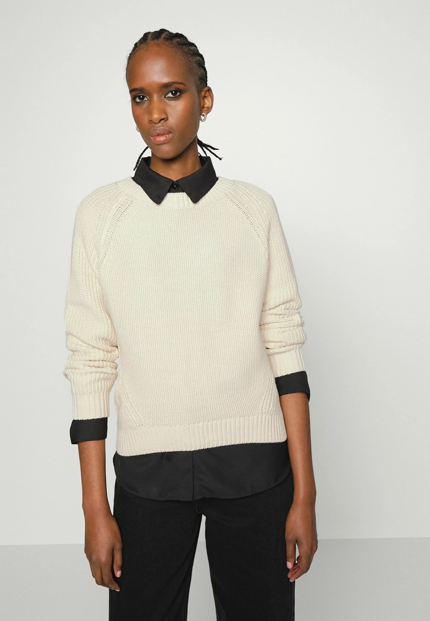 Selected Femme Strikkegenser - Birch 1 Selected Femme Strikkegenser - Birch