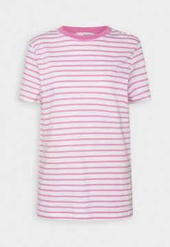 Selected Femme Slfmyessential Stripe O Neck Tee - T-Shirts Med Print - Cyclamen -Selected Femme Butikk 599b9283809b4942920c94b50d523e6e
