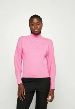 Selected Femme Highneck - Strikkegenser - Cyclamen