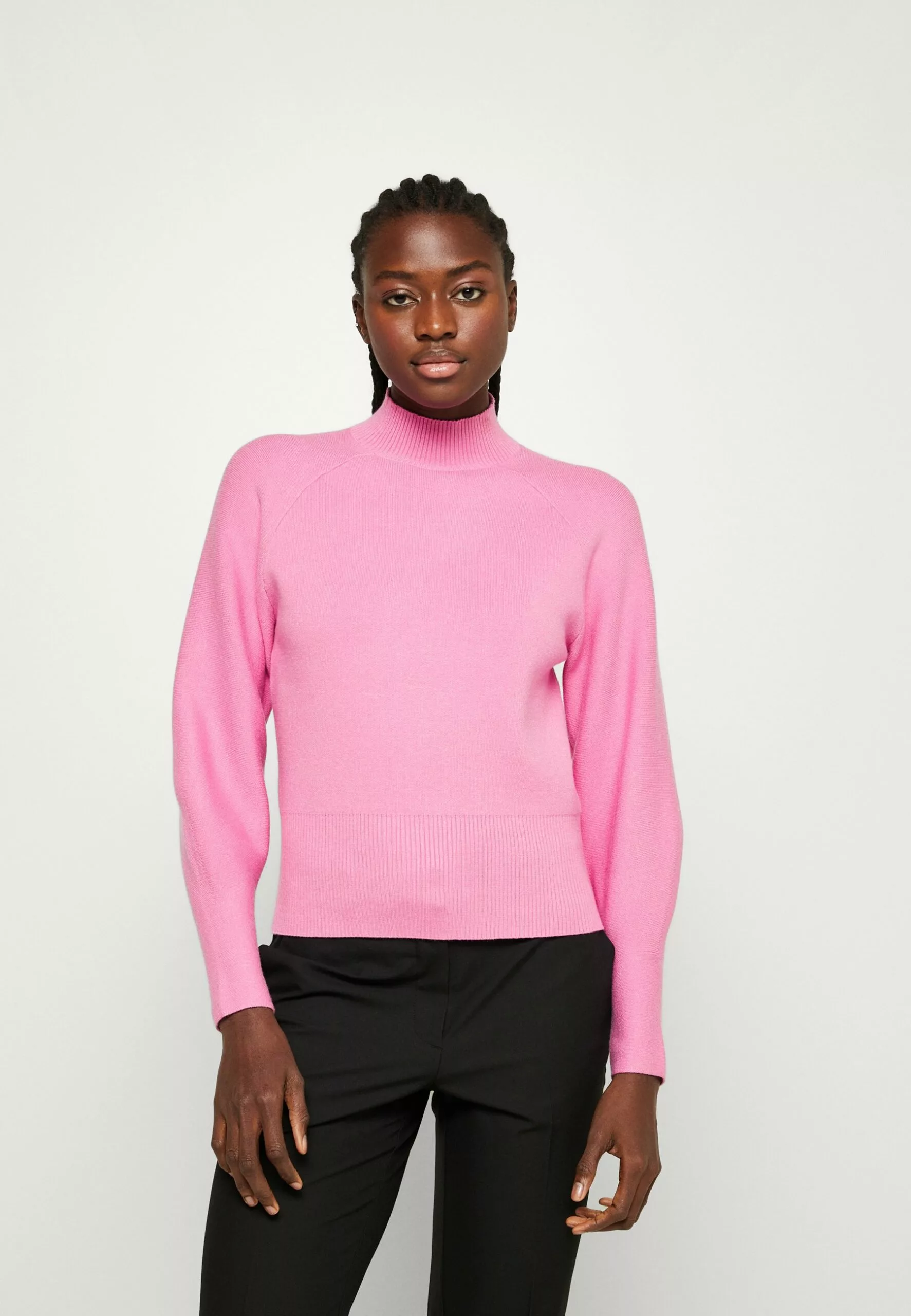 Selected Femme Highneck - Strikkegenser - Cyclamen 1 Selected Femme Highneck - Strikkegenser - Cyclamen