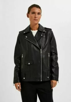 Selected Femme Skinnjakke - Black