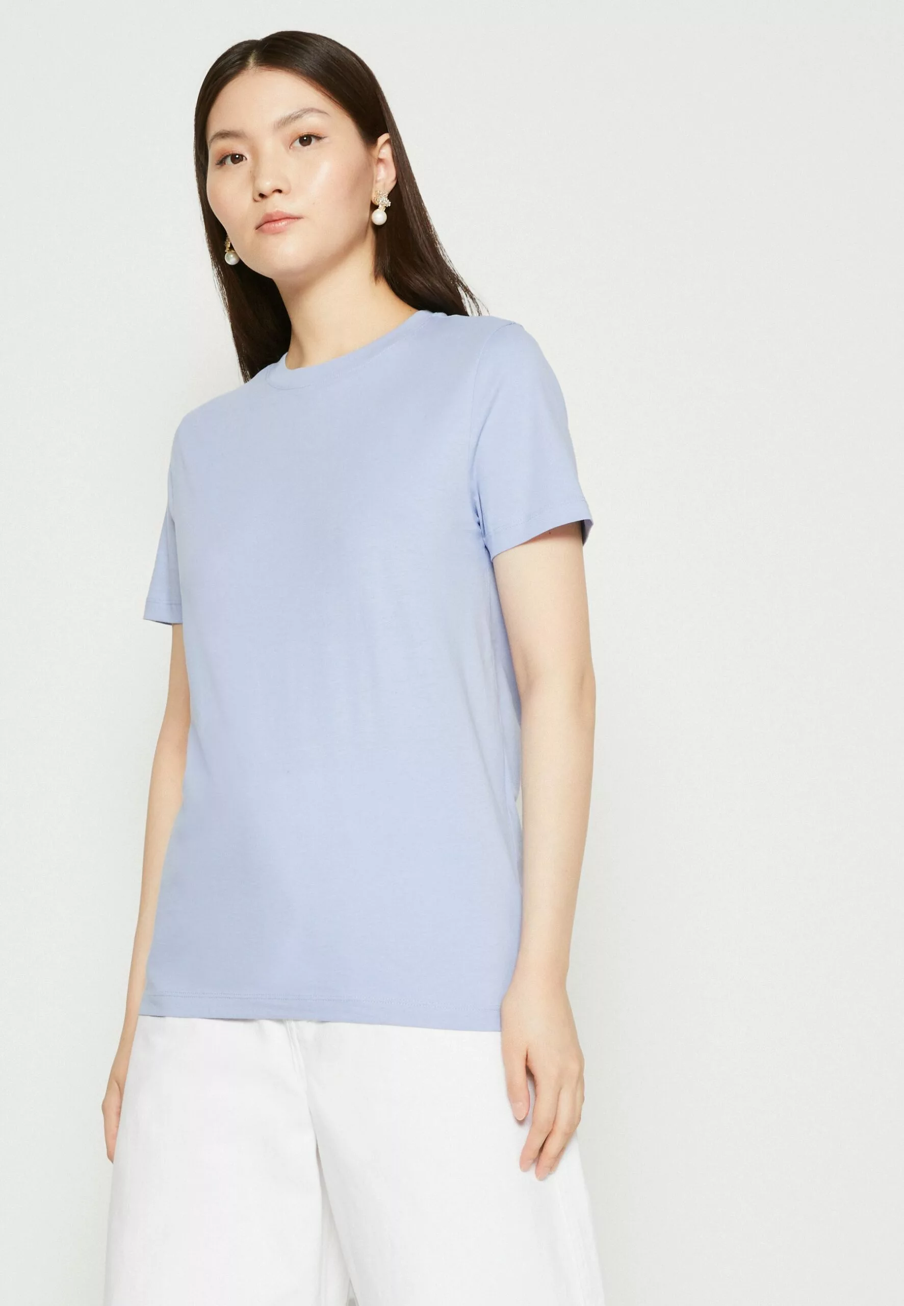 Selected Femme Slfmyessential Ss O-Neck Noos - T-Shirts - Blue Heron 4 Selected Femme Slfmyessential Ss O-Neck Noos - T-Shirts - Blue Heron - Bilde 4