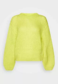 Selected Femme Slfsuanne O-Neck- Strikkegenser - Evening Primrose