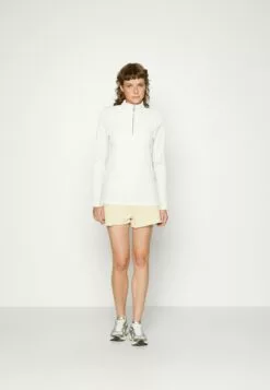 Front 29 Selected Femme Slfjinaline Zipper Long - Topper Langermet - Snow White