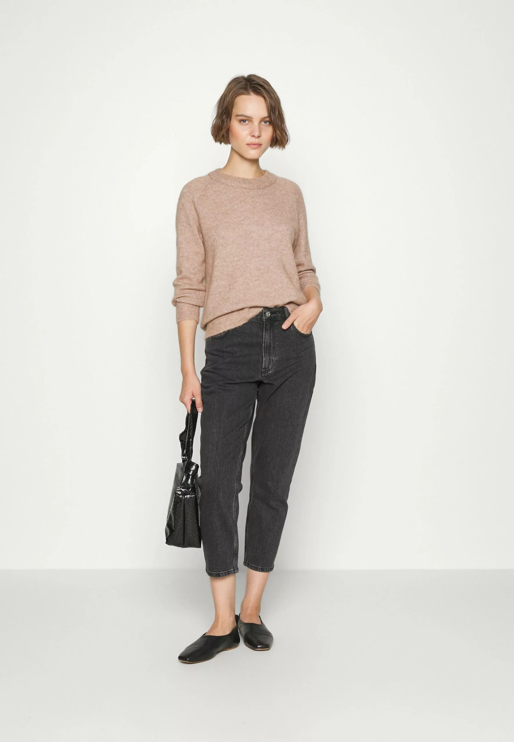 Selected Femme Slflulu O Neck - Strikkegenser - Amphora 2 Selected Femme Slflulu O Neck - Strikkegenser - Amphora - Bilde 2