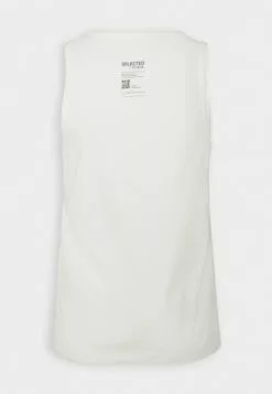 Selected Femme Slfcecilie Tank - Topper - Cloud Dancer -Selected Femme Butikk 7403e99691ef4d9fab75ba39826fe903