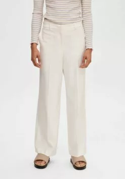 Selected Femme SlfelianaHw Wide Noos - Bukse - Snow White