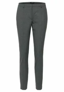 Selected Femme Mid Waist - Bukse - Medium Grey Melange -Selected Femme Butikk 7a6dfbce678b45fa9a4cf5f785872e1a
