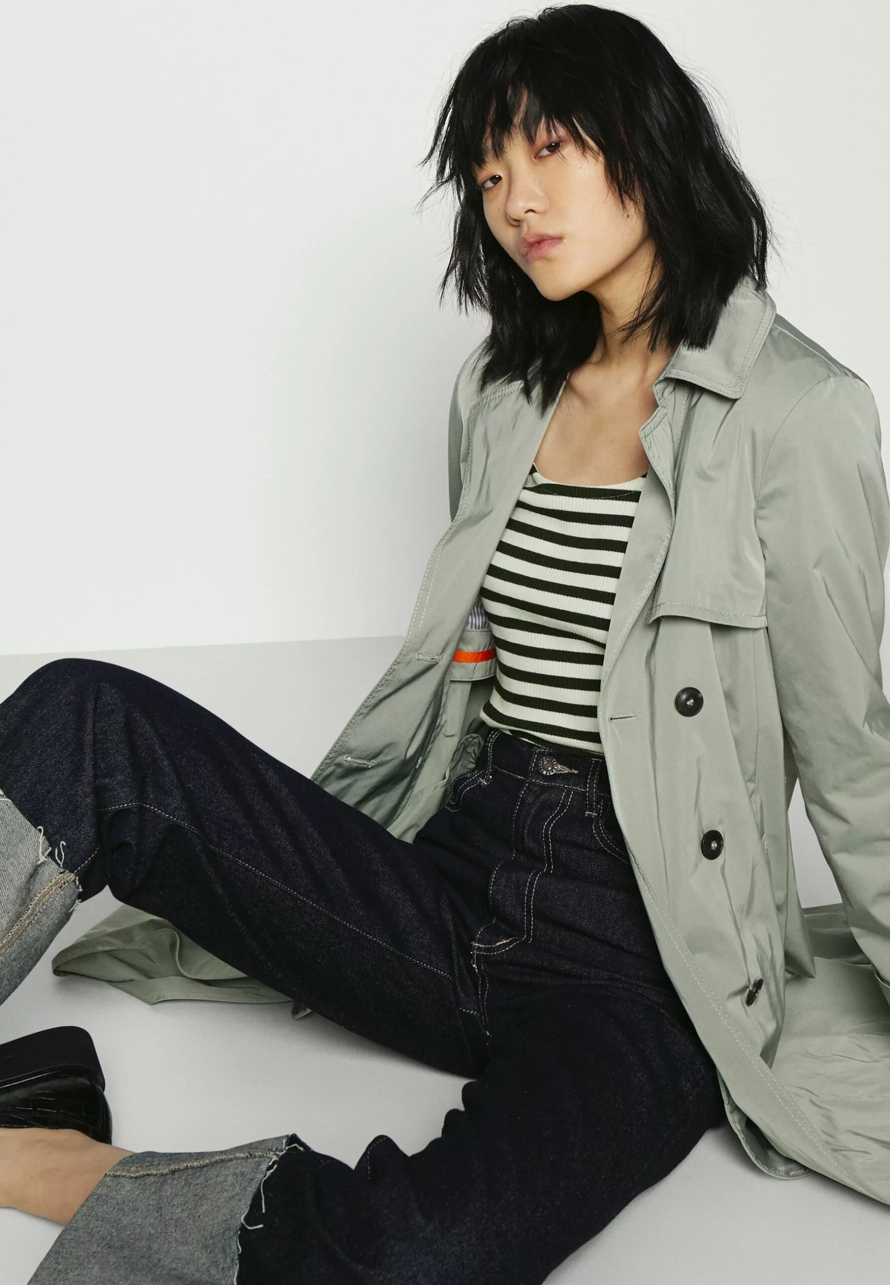 Selected Femme Slfanna U Neck - T-Shirts Med Print - Black 4 Selected Femme Slfanna U Neck - T-Shirts Med Print - Black - Bilde 4