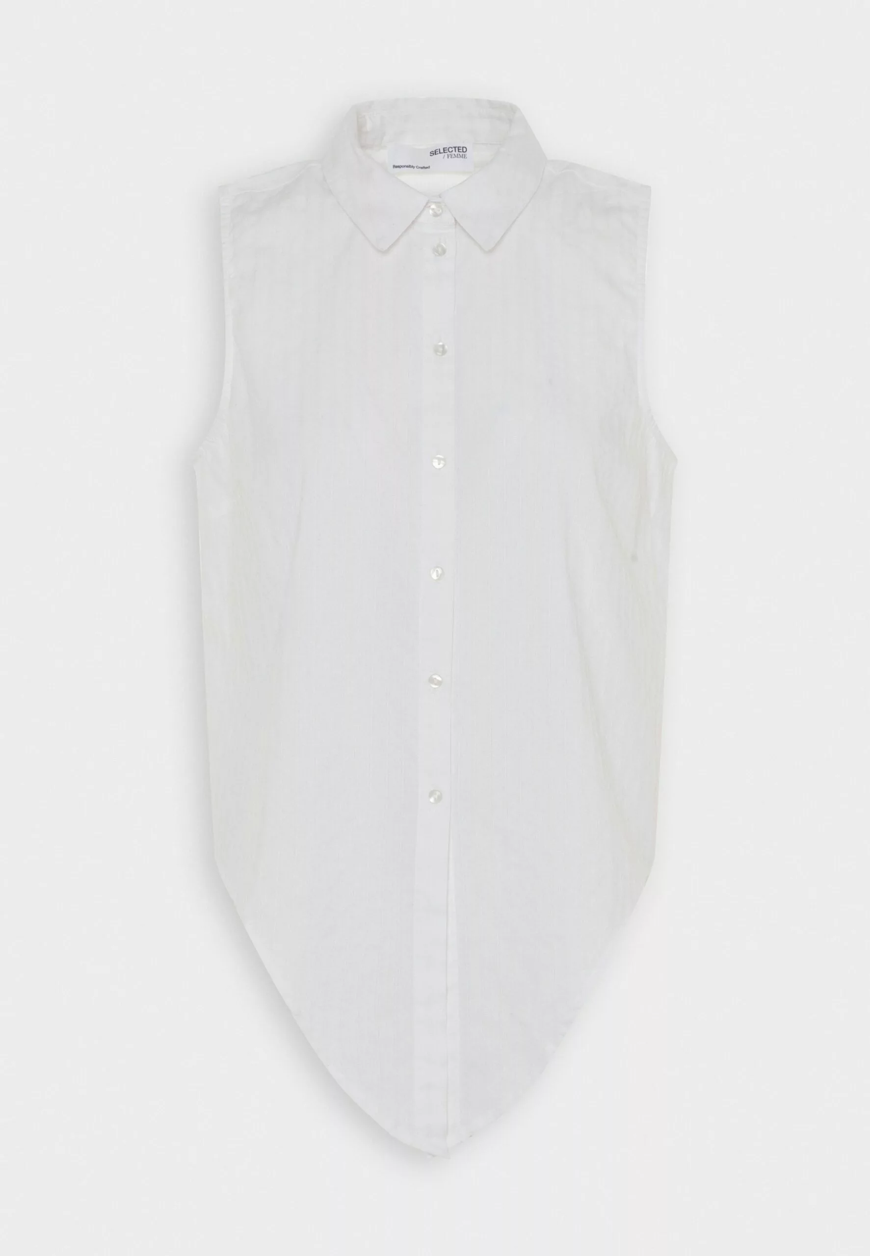 Selected Femme Slfamanza - Topper - Bright White 4 Selected Femme Slfamanza - Topper - Bright White - Bilde 4