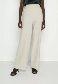 Slftania Eliana Wide Pant Tall - Bukse - Beige