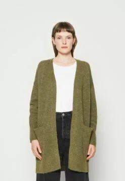 Selected Femme Slflulu New Long Cardigan- Cardigan - Dusky Green