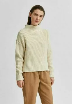 Selected Femme Slfselma - Strikkegenser - Birch