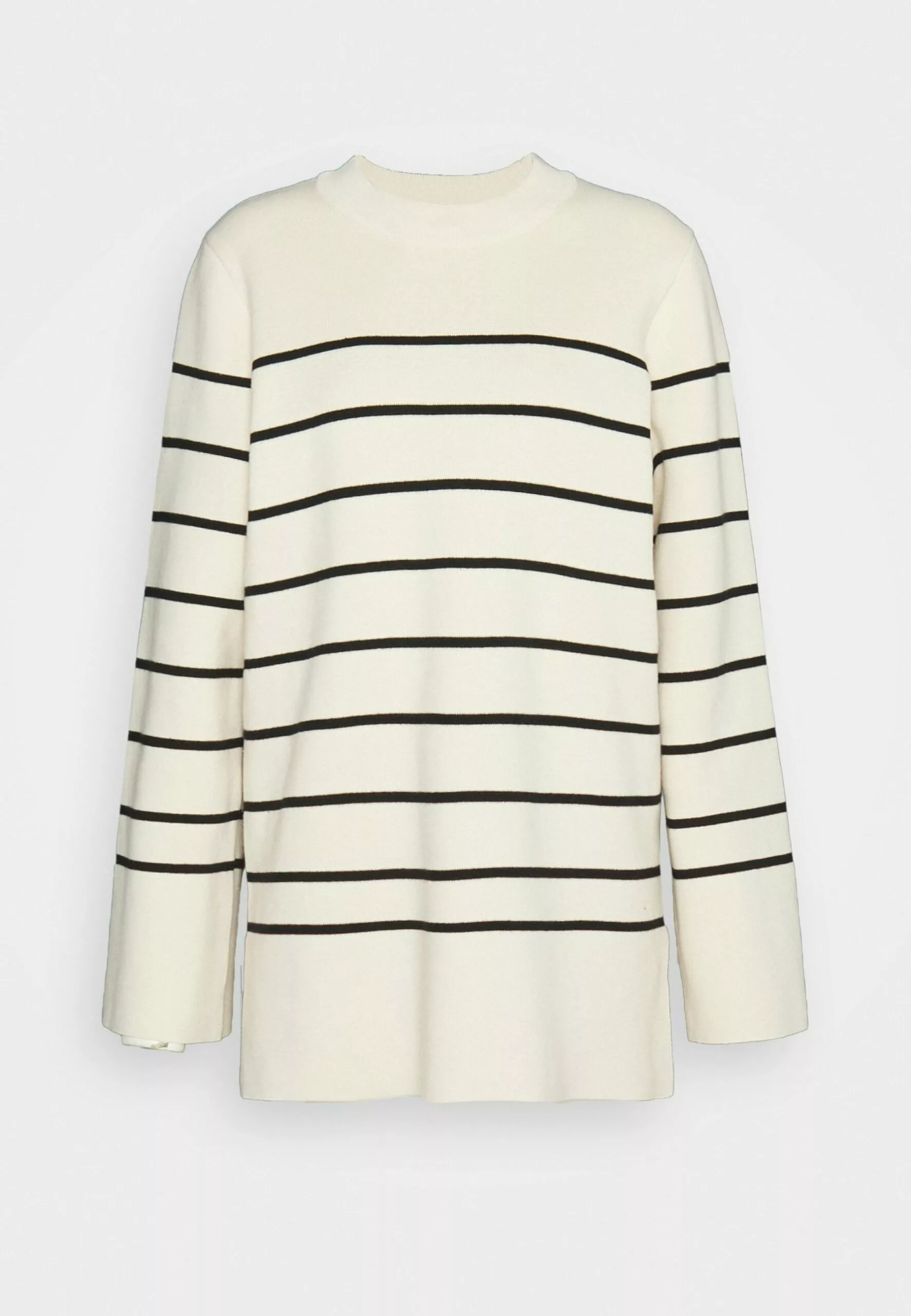 Slfliva Long O-Neck - Strikkegenser - Birch/Black 5 Slfliva Long O-Neck - Strikkegenser - Birch/Black - Bilde 5