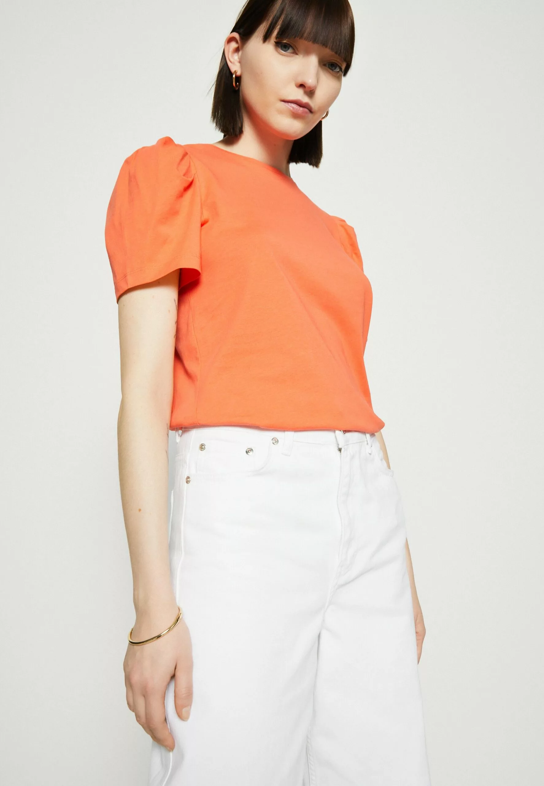 Selected Femme Slfofelia O Neck Tee - T-Shirts Med Print - Emberglow 5 Selected Femme Slfofelia O Neck Tee - T-Shirts Med Print - Emberglow - Bilde 5