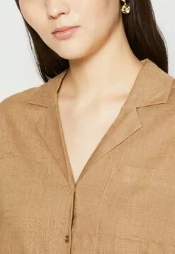 Selected Femme Slfeloisa Cropped Shirt - Skjorte - Tigers Eye -Selected Femme Butikk 8a83b8c8a209403fb3c75f83ee3141cc