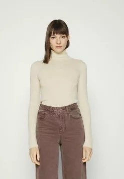 Selected Femme SlfcostinaRollneck- Strikkegenser - Birch