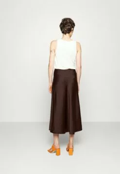 Selected Femme Slflena Midi Skirt - A-Line Skjørt - Java -Selected Femme Butikk 8c58d3541680464cbda7eeb1a0ba551a