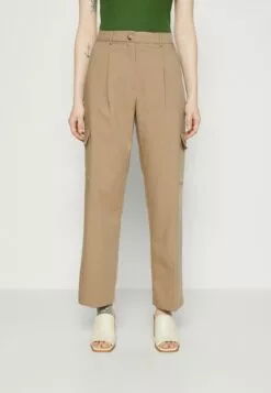 Selected Femme Slfcamma Pant - Cargobukse - Desert Taupe