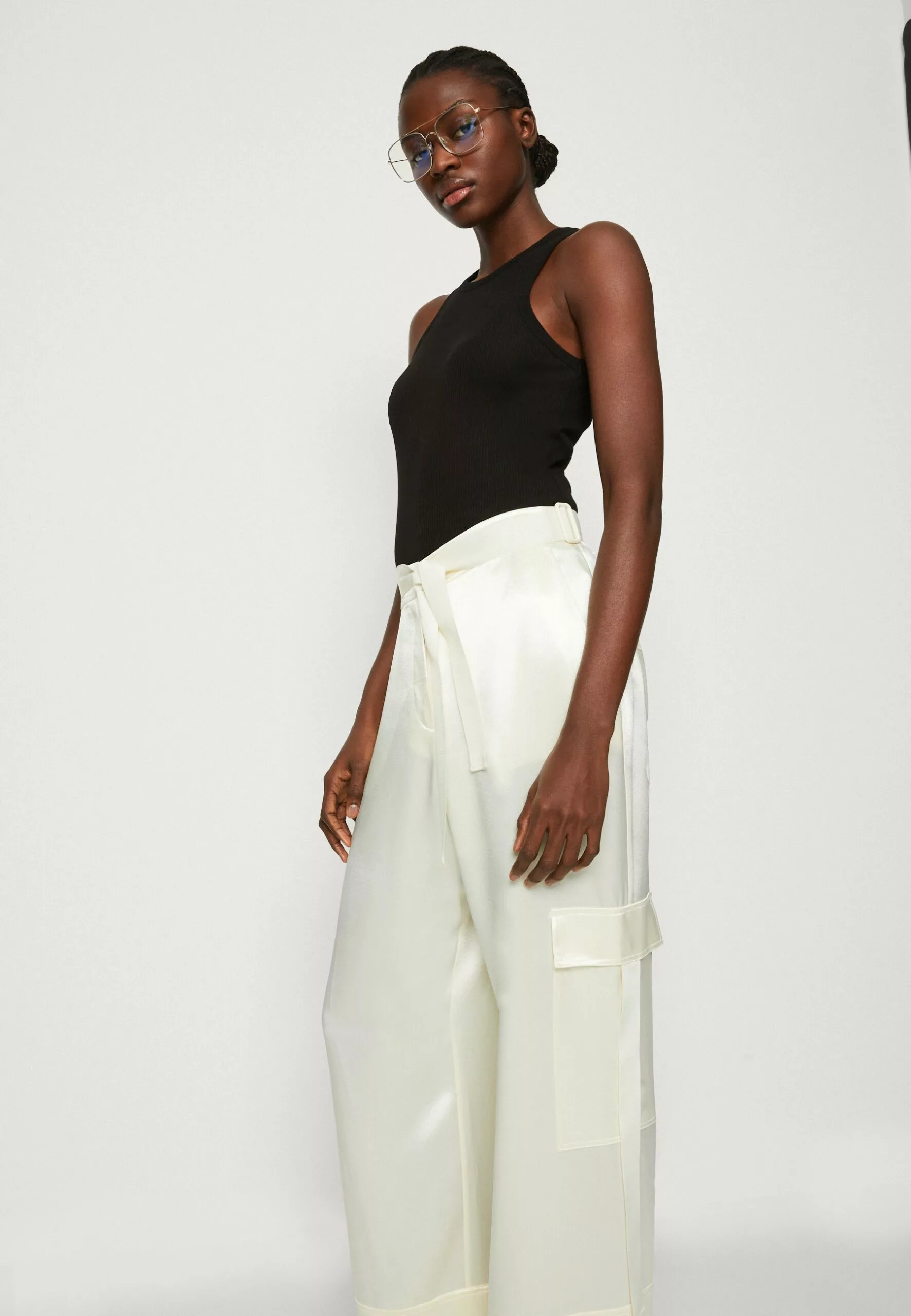 Selected Femme Slfanna O-Neck Tank Noos - Topper - Black 4 Selected Femme Slfanna O-Neck Tank Noos - Topper - Black - Bilde 4